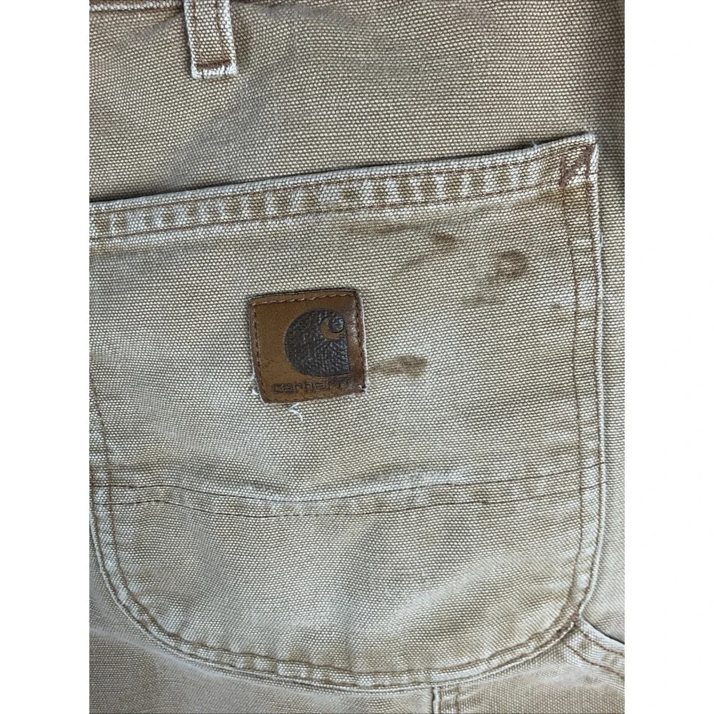 Carhartt B11 Loose Fit‎ Brown Duck Work Pants Men's 32x34 USA Made Utility